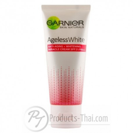 Garnier Ageless White Anti-Aging+Whitening Miracle Cream SPF21/PA++ (50ml) Facial Cream
