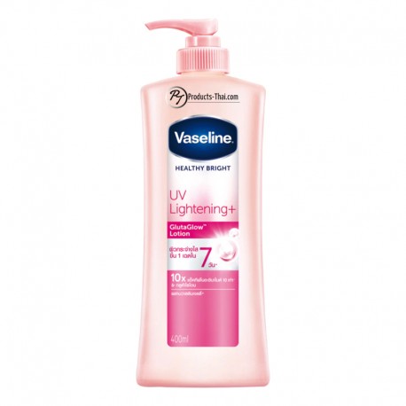 Vaseline Thai : Vaseline Healthy Bright UV Lightening+ (Size 400ml.)